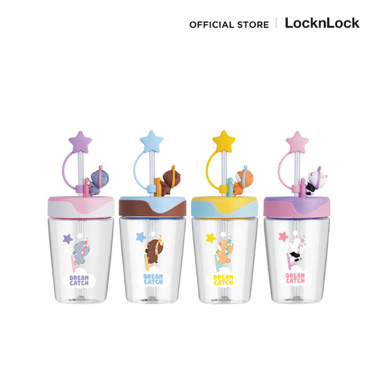 LocknLock แก้วน้ำพลาสติกพร้อมหลอด Dream Catcher 540 ml. - ABF779