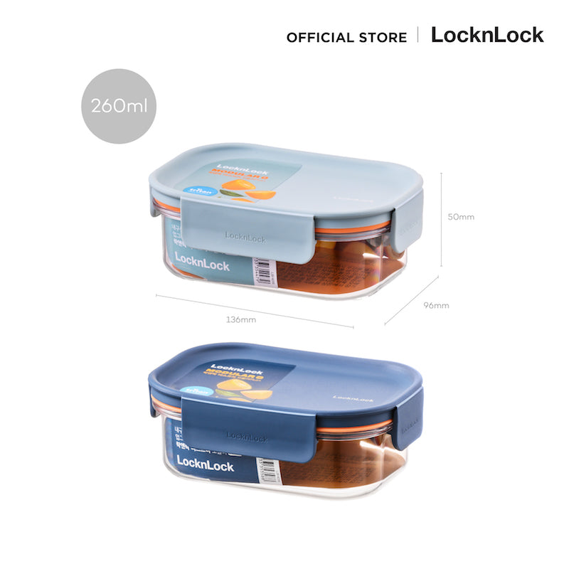 LocknLock กล่องถนอมอาหาร Bisfree Modular Plus 260 ml. - LBF401R