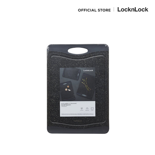 LocknLock เขียงลายหินอ่อนสีดำ สไตล์หรู Antibacterial Black Mabble Cutting Board - CKD007