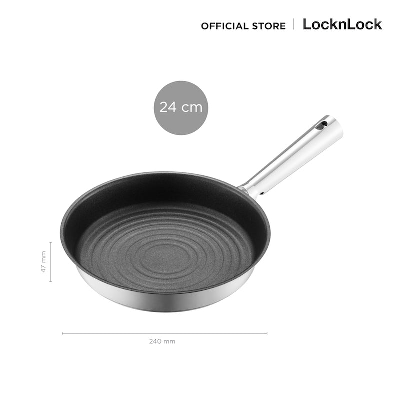 LocknLock กระทะสแตนเลส สตีล SUIT STAINLESS COOKWARE
