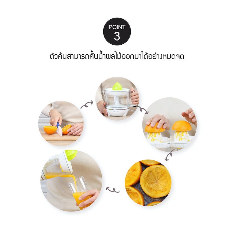 LocknLock เครื่องคั้นน้ำผลไม้ Squeezer 1.2 L. - EJJ241