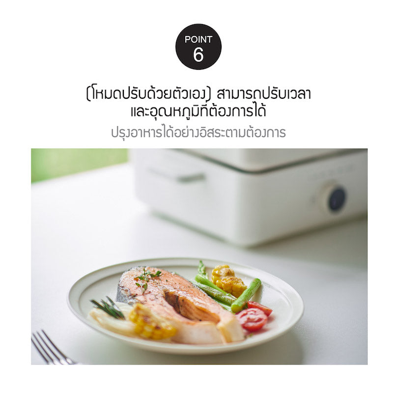 LocknLock เตาอเนกประสงค์ Multicooker ความจุ 4.5 L. - EJP154IVY