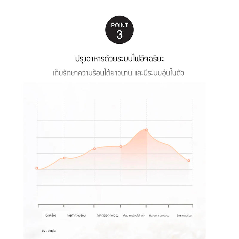 เก็บความร้อนได้นาน หม้อหุงข้าว Donggeurami มีระบบอุ่นในตัว