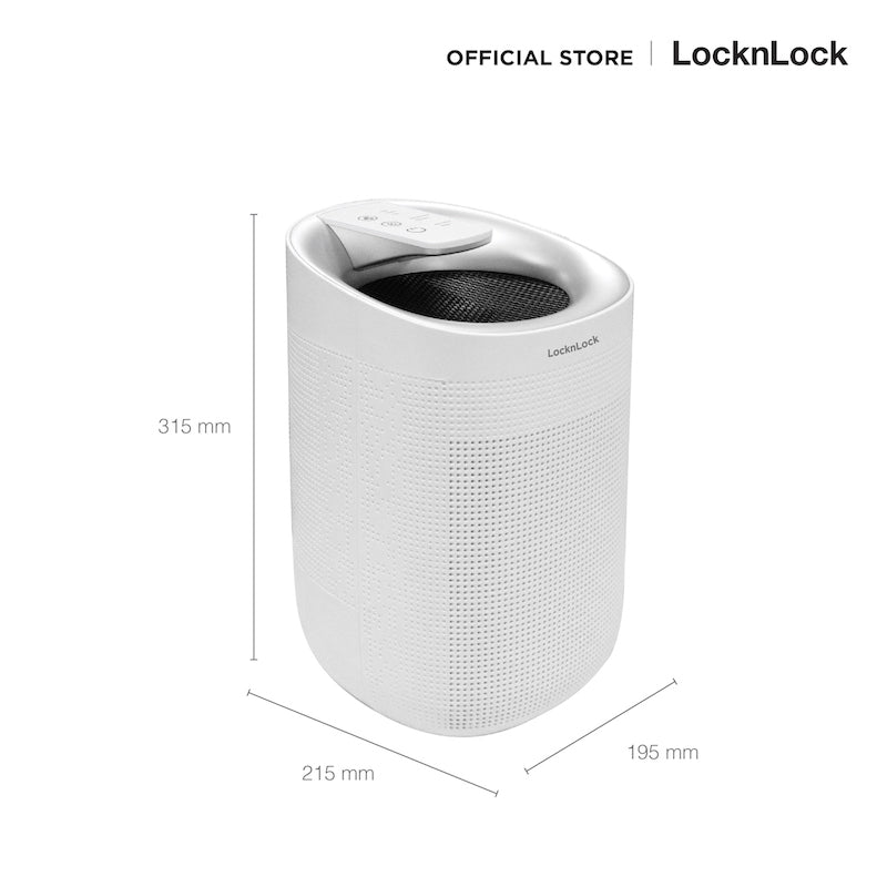 LocknLock เครื่องฟอกอากาศและดูดความชื้น 2 in 1 - ENP136WHT