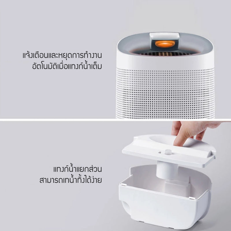 LocknLock เครื่องฟอกอากาศและดูดความชื้น 2 in 1 - ENP136WHT