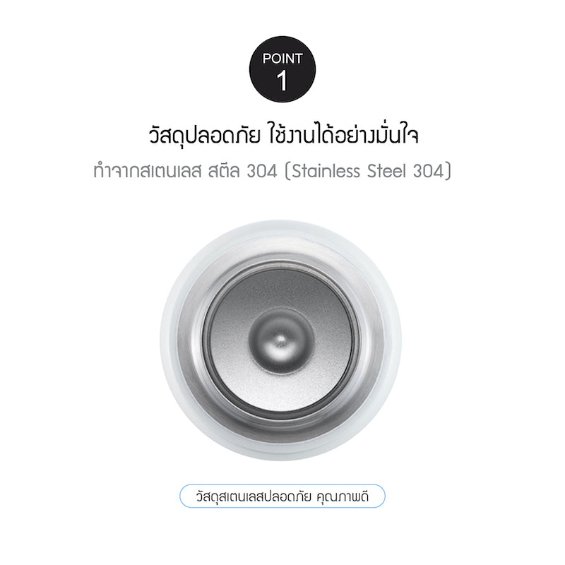 LocknLock with Line Friends กระติกน้ำเก็บอุณหภูมิพร้อมหูจับซิลิโคน Kids Tumbler ความจุ 500 ml. - LHC3314LF