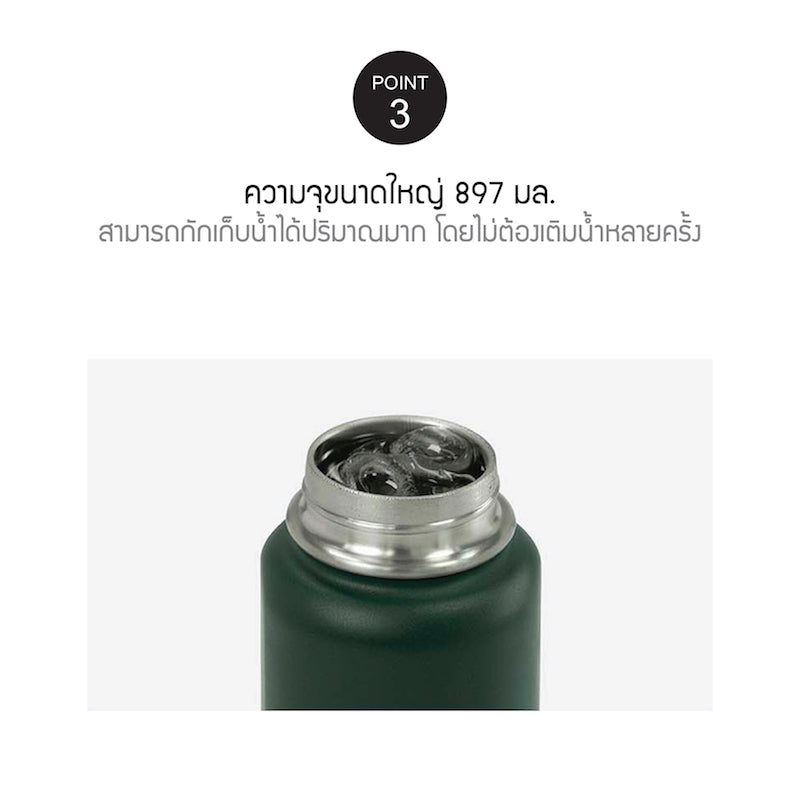 LocknLock กระบอกน้ำเก็บความร้อน-เย็น Riga Tumbler Thailand Edition 897 ml. - LHC4160TH