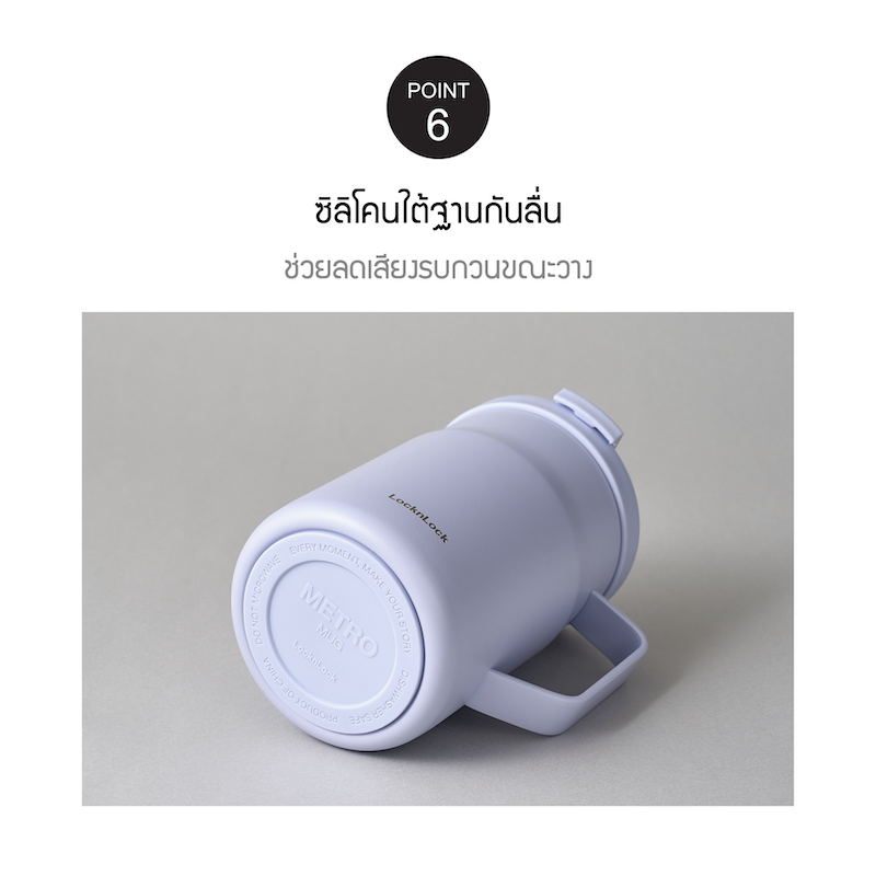 LocknLock แก้วน้ำเก็บอุณหภูมิ Metro Sealed Mug Tumbler 475 ml. - LHC4263