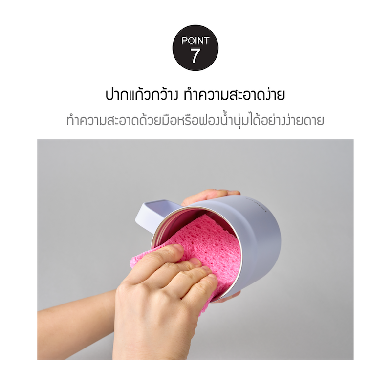 LocknLock แก้วน้ำเก็บอุณหภูมิ Metro Sealed Mug Tumbler 475 ml. - LHC4263