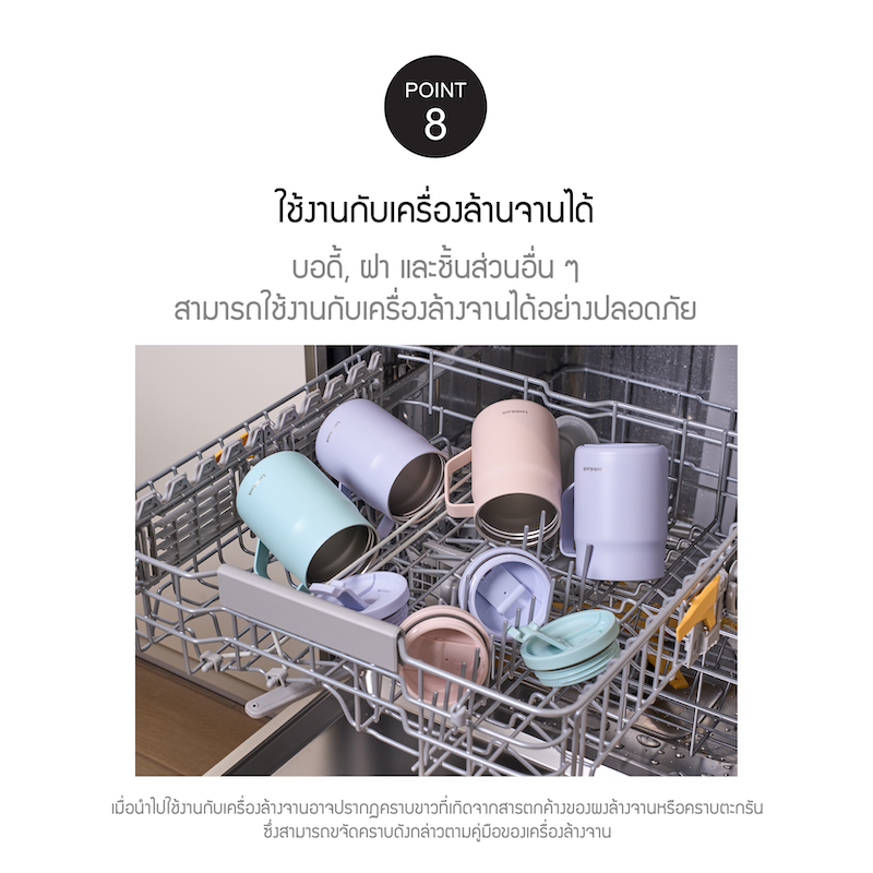 LocknLock แก้วน้ำเก็บอุณหภูมิ Metro Sealed Mug Tumbler 475 ml. - LHC4263