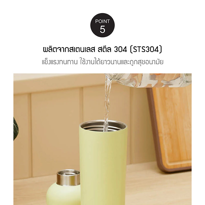 LocknLock กระบอกเก็บอุณหภูมิ Balance Fit Tumbler ความจุ 700 ml. - LHC4400