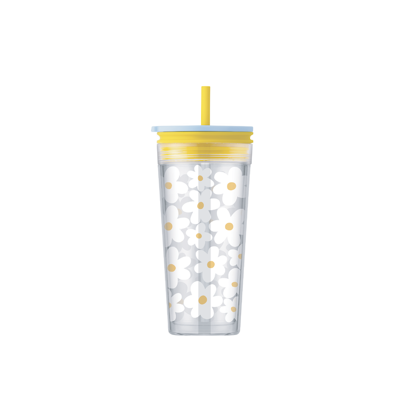 LocknLock แก้วน้ำพลาสติก 2 ชั้น Bucket Cold Cup 580 ml. - HAP520