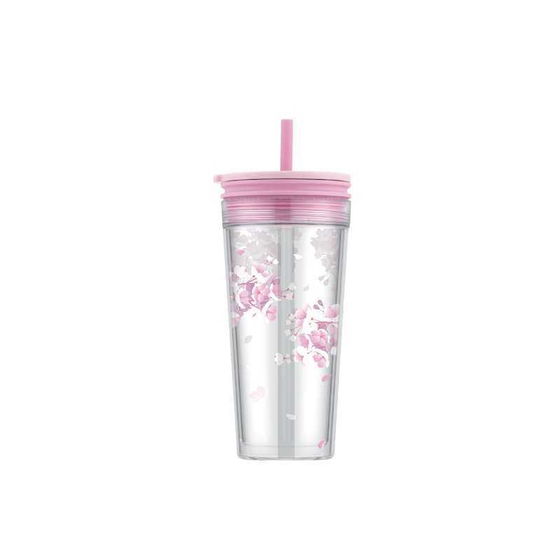 LocknLock แก้วน้ำพลาสติก 2 ชั้น Bucket Cold Cup 580 ml. - HAP520