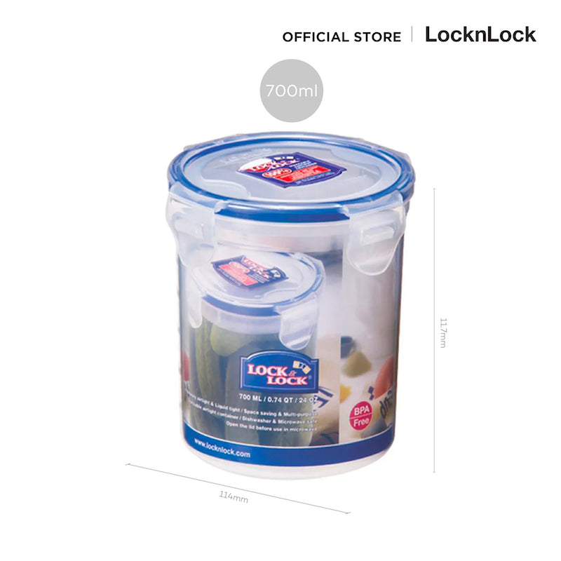 LocknLock กล่องพลาสติกถนอมอาหาร Classic Container ความจุ 700 ml. รุ่น HPL932D