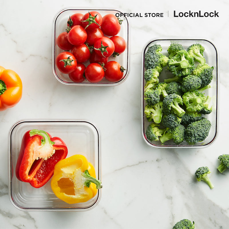 LocknLock เซตกล่องถนอมอาหารโมดูลาร์ Bisfree Modular Set 7 Pc. - LBF404S7