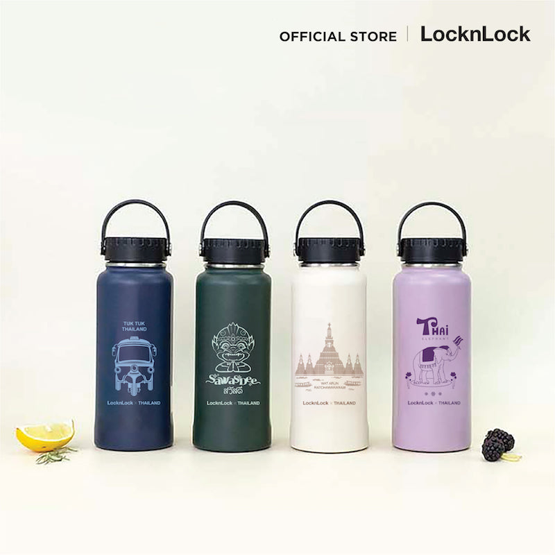 LocknLock กระบอกน้ำเก็บความร้อน-เย็น Riga Tumbler Thailand Edition 897 ml. - LHC4160TH
