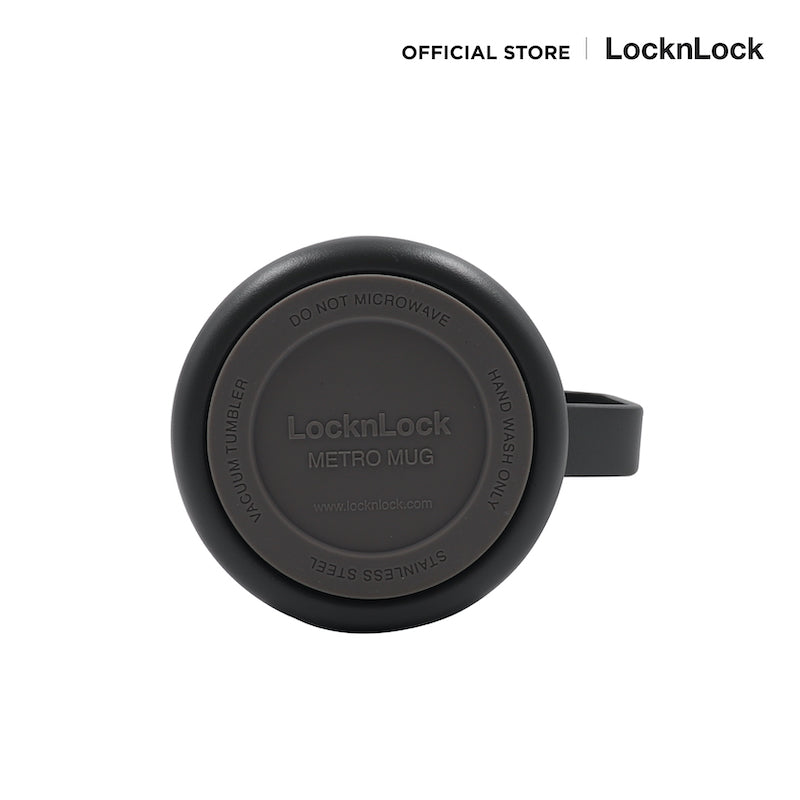 LocknLock แก้วน้ำเก็บอุณหภูมิ Metro Mug Tumbler ความจุ 370 ml. รุ่น LHC4262GRY