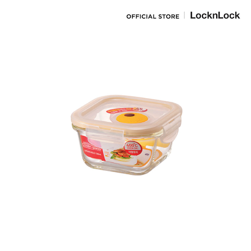 LocknLock กล่องแก้วถนอมอาหาร Oven Glass ความจุ 300 ml. รุ่น LLG205T