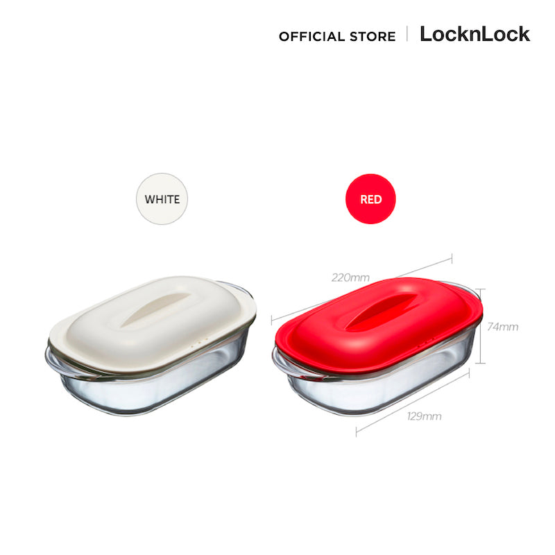 LocknLock กล่องแก้วอเนกประสงค์ Easy Cook Glassware 650 ml. - LLG482