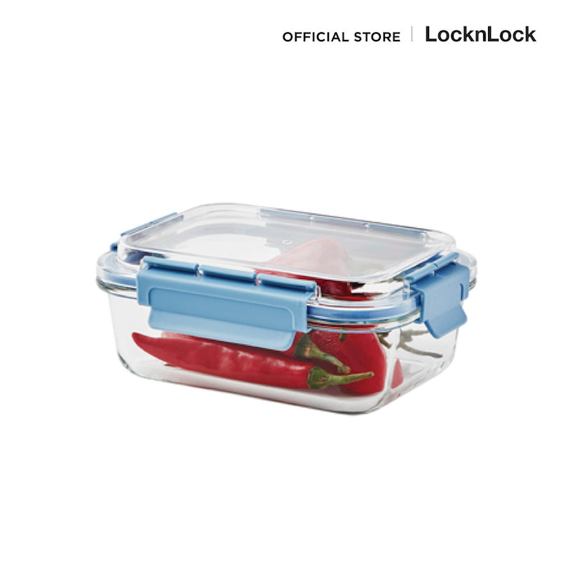 LocknLock กล่องแก้วถนอมอาหารทรงเหลี่ยม LLG493 - 1050 ml.