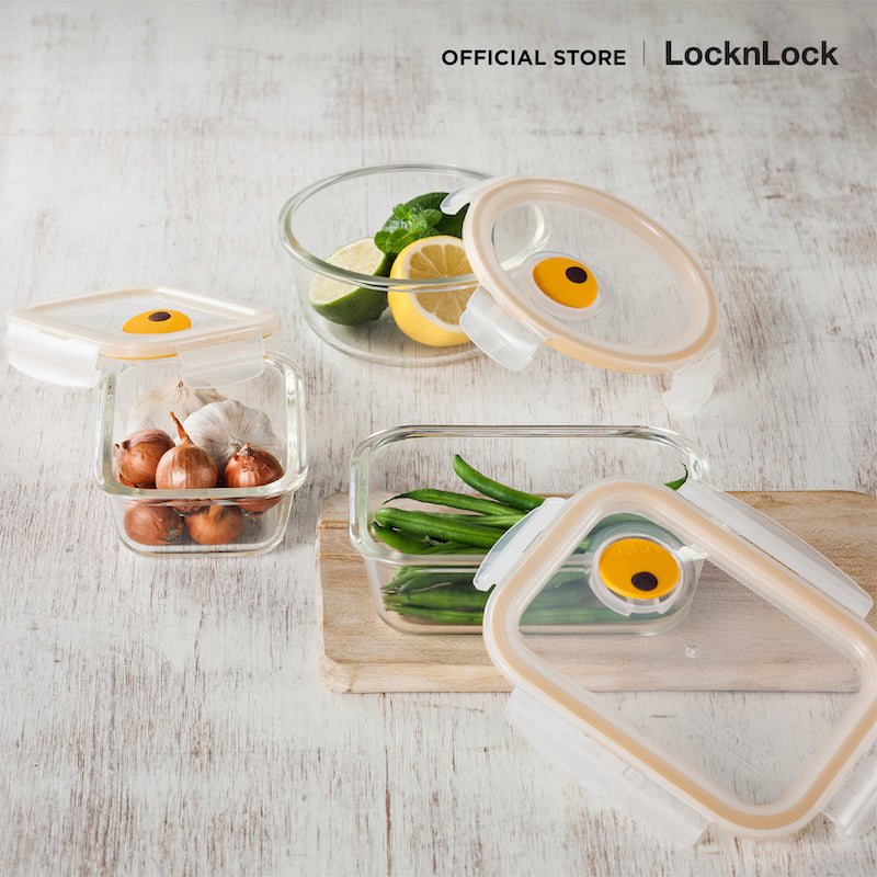 LocknLock กล่องแก้วถนอมอาหาร Oven Glass ความจุ 300 ml. รุ่น LLG205T