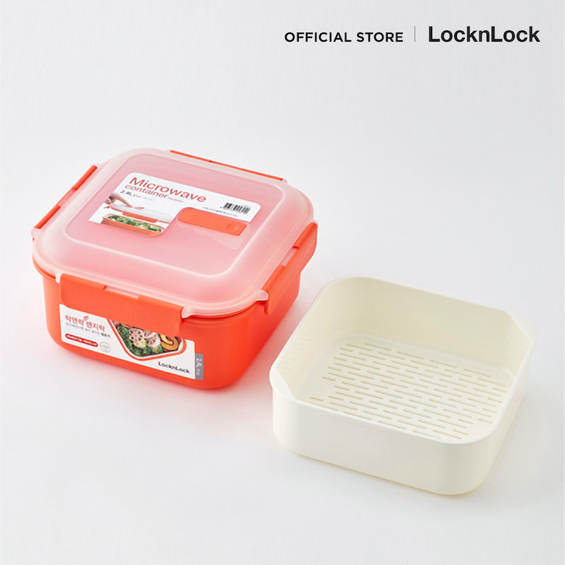 LocknLock กล่องถนอมอาหาร Microwave Container 2.4 L. - LMW107