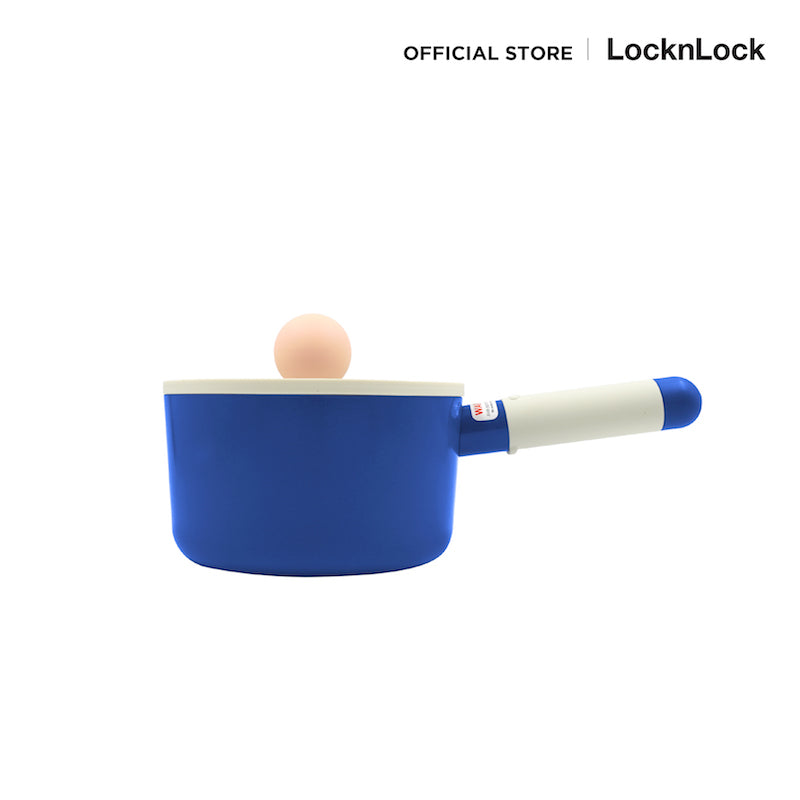 LocknLock หม้อด้ามพร้อมฝา LocknLock Rolling Pop ขนาด 16 cm. - LOP1161IH