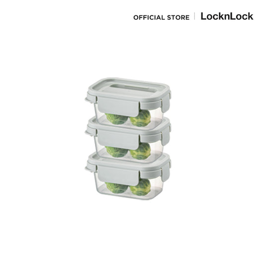 LocknLock เซตกล่องถนอมอาหาร Chak Chak Container 230 ml. 3 ชิ้น - LTN310S3