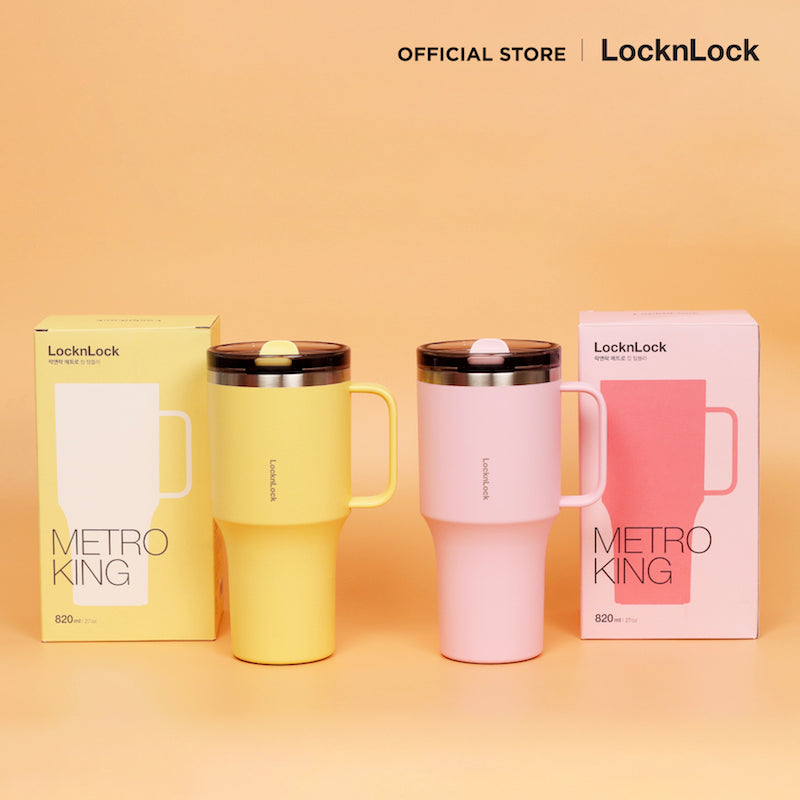 LocknLock กระบอกน้ำเก็บอุณหภูมิ Metro King Tumbler ความจุ 820 ml. - LHC4326