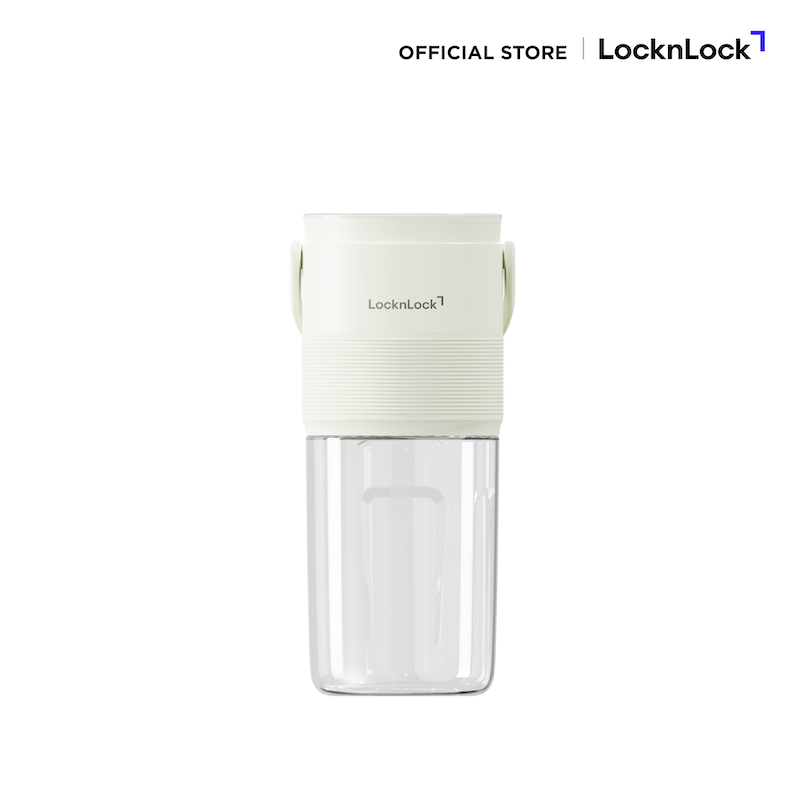 LocknLock เครื่องปั่นน้ำผลไม้แบบพกพา Vacum Portable Blender ความจุ 430 ml. รุ่น EJJ346IVY