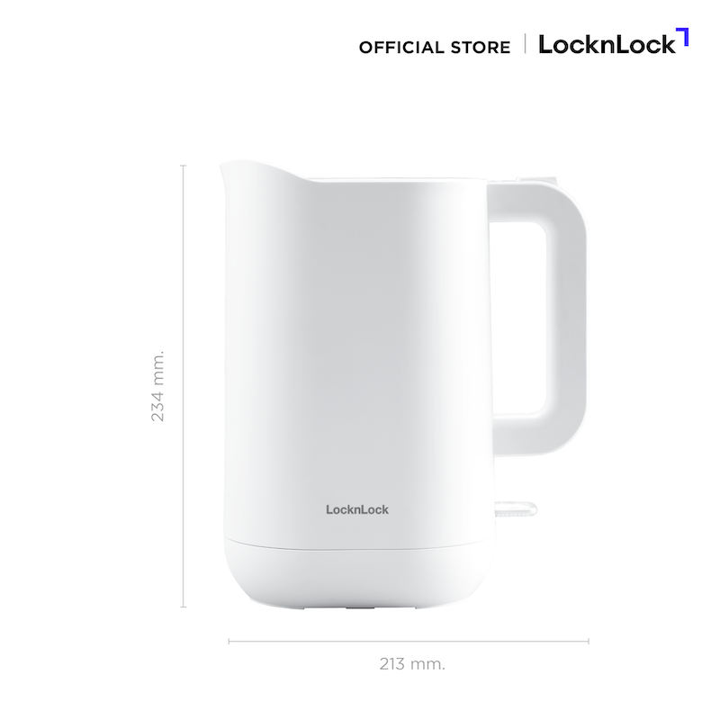 LocknLock กาต้มน้ำไฟฟ้า SILENT ELECTRIC KETTLE - EJK216WHT