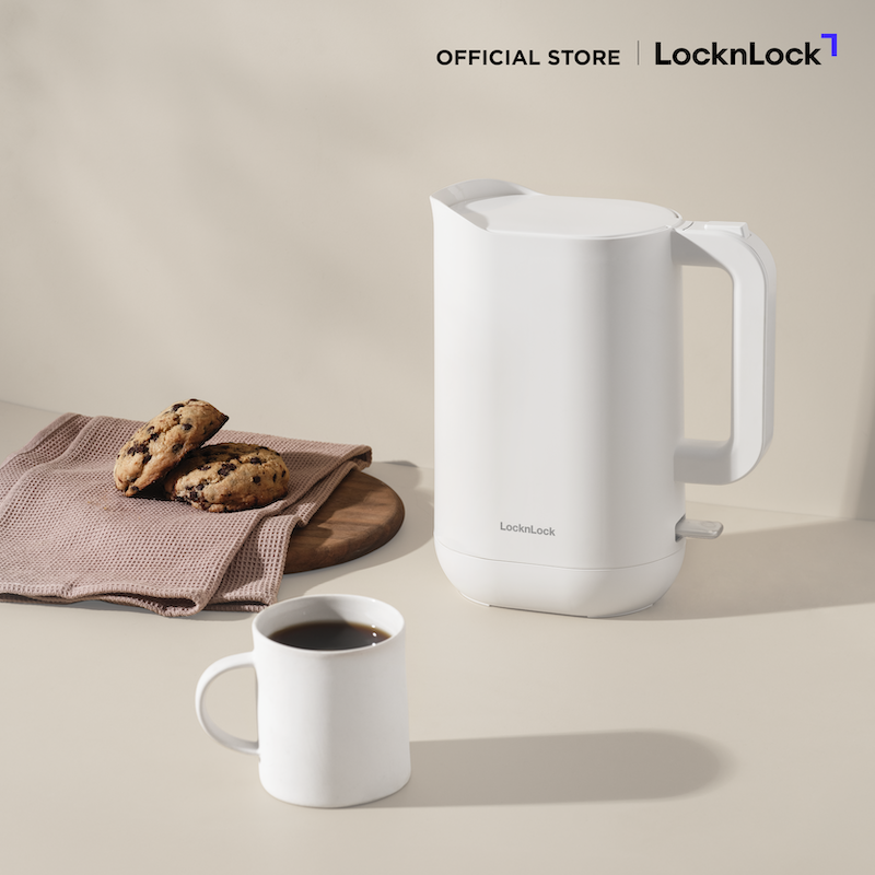 LocknLock กาต้มน้ำไฟฟ้า SILENT ELECTRIC KETTLE - EJK216WHT