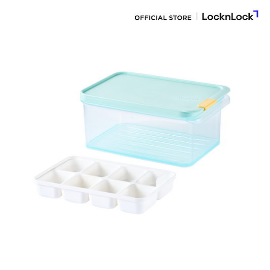 LocknLock กล่องถนอมอาหารพลาสติก FREEZER FIT+DIVIDER 1.65 L - HFL104D8