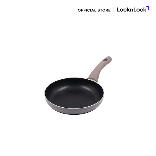 LocknLock กระทะก้นแบนเคลือบอะลูมิเนียม Grano IH Cookware ขนาด 20 cm. รุ่น CAF2072IH