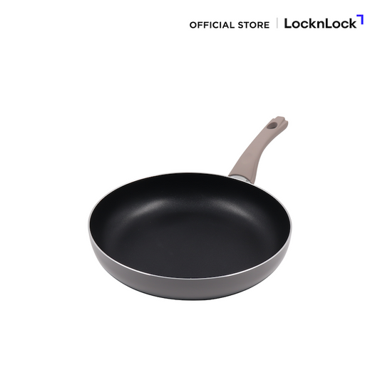 LocknLock กระทะก้นแบนเคลือบอะลูมิเนียม Grano IH Cookware ขนาด 28 cm. รุ่น CAF2872IH