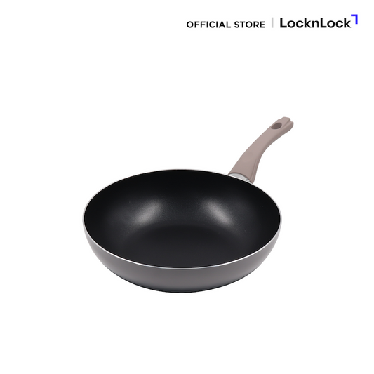LocknLock กระทะก้นลึกเคลือบอะลูมิเนียม Grano IH Cookware ขนาด 28 cm. รุ่น CAW2872IH
