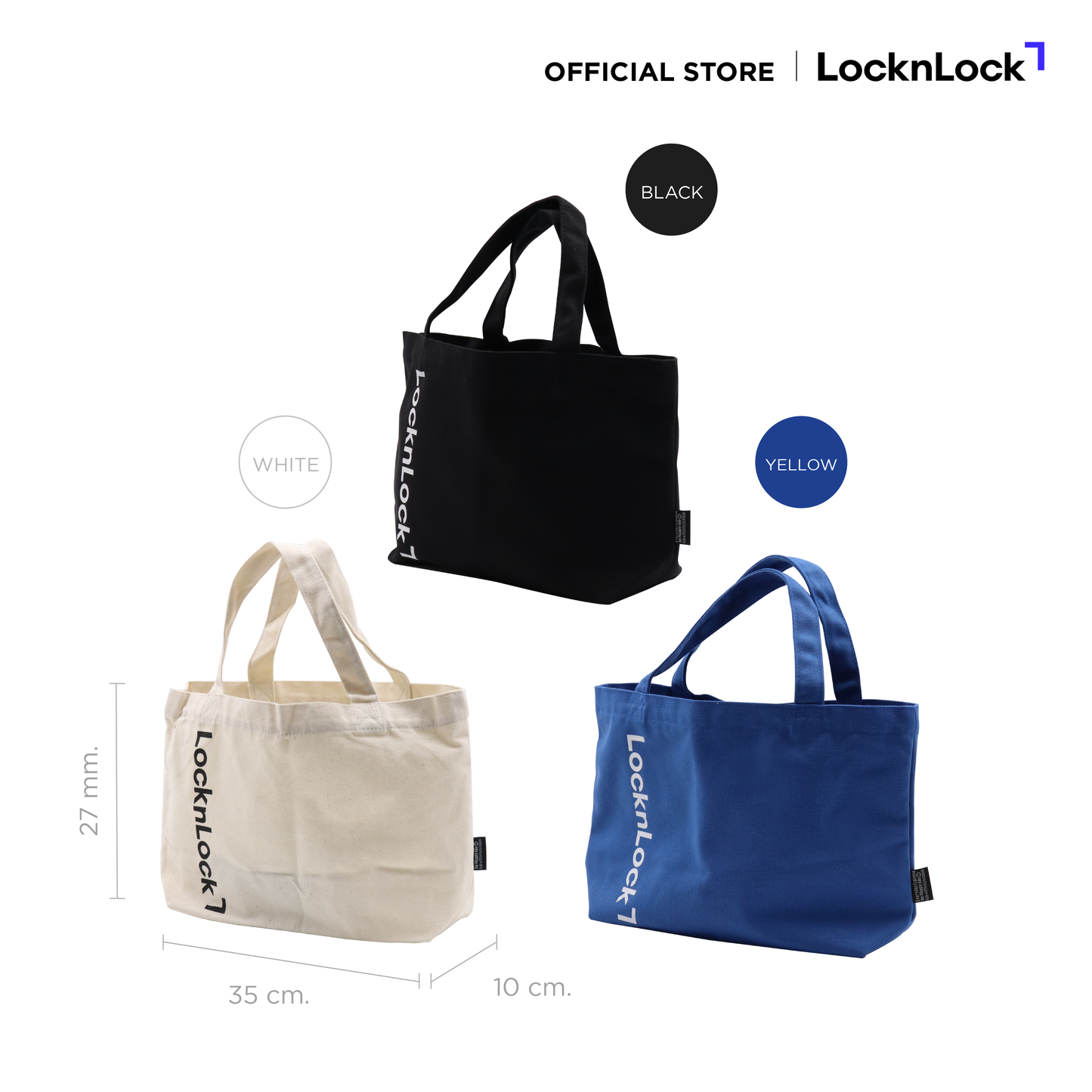 LocknLock กระเป๋าผ้าอเนกประสงค์ Daily Multi-Purpose Bag - HWB825
