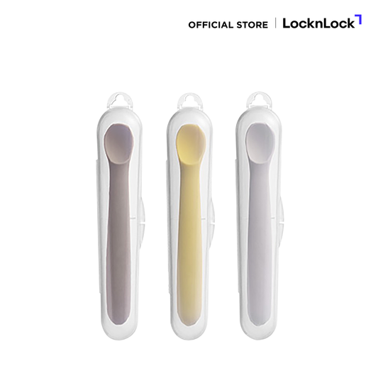 LocknLock ช้อนซิลิโคน Little LUV Silicone Baby food Spoon  - LBB301S2