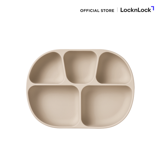 LocknLock จานซิลิโคน Little LUV Silicone Suction Plate - LBB410
