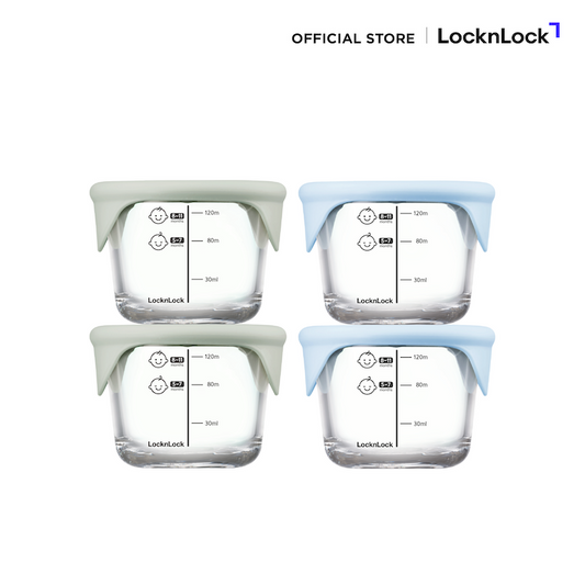 LockLock กล่องแก้วใส่อาหารสำหรับเด็ก Baby Food Container 150 ml. - LLG058S2