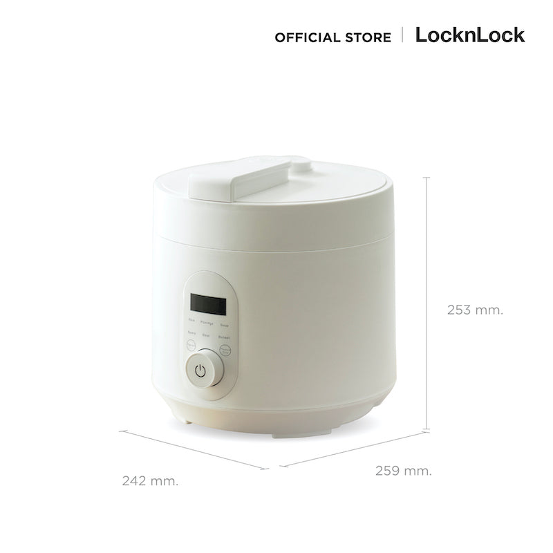 LocknLock หม้ออัดแรงดันไฟฟ้า Digital Electric Pressure Cooker 3L - EJR776IVY