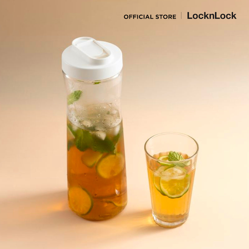 LocknLock กระบอกน้ำพลาสติก ฝาสไลด์ Slide Open Bottle 1.2 L - HAP823
