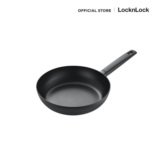 LocknLock กระทะเคลือบ Non-stick ขนาด 28 cm. The Black IH Frypan - LTB1283