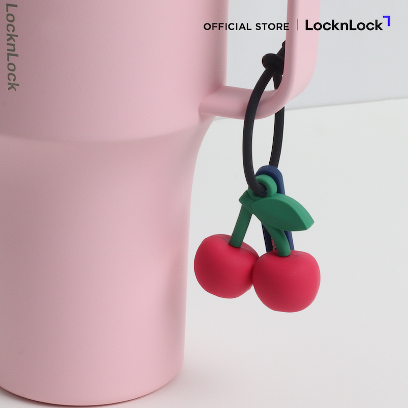 LocknLock อุปกรณ์ตกแต่งขวดน้ำ หรือ กระเป๋า รูป Cherry - TLL098PIK