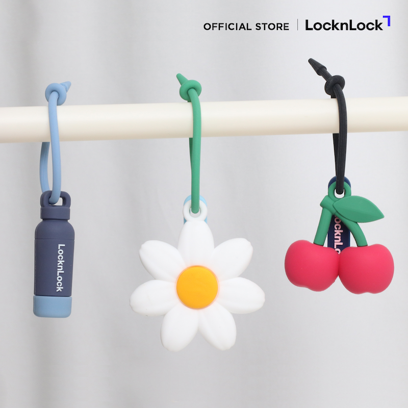 LocknLock อุปกรณ์ตกแต่งขวดน้ำ หรือ กระเป๋า รูป ลายแก้วน้ำ - TLL078NVY
