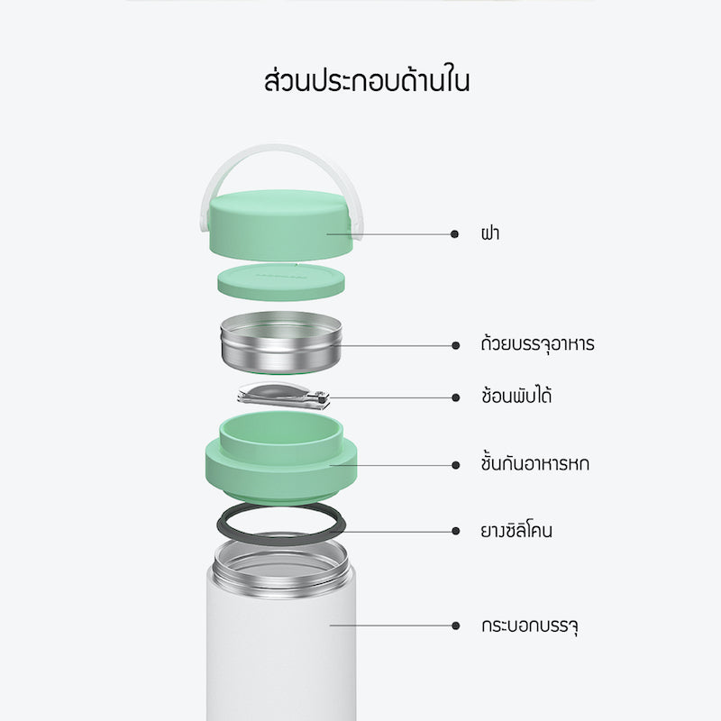 LocknLock Handle Food Jar 1000 ml. - LHC8043