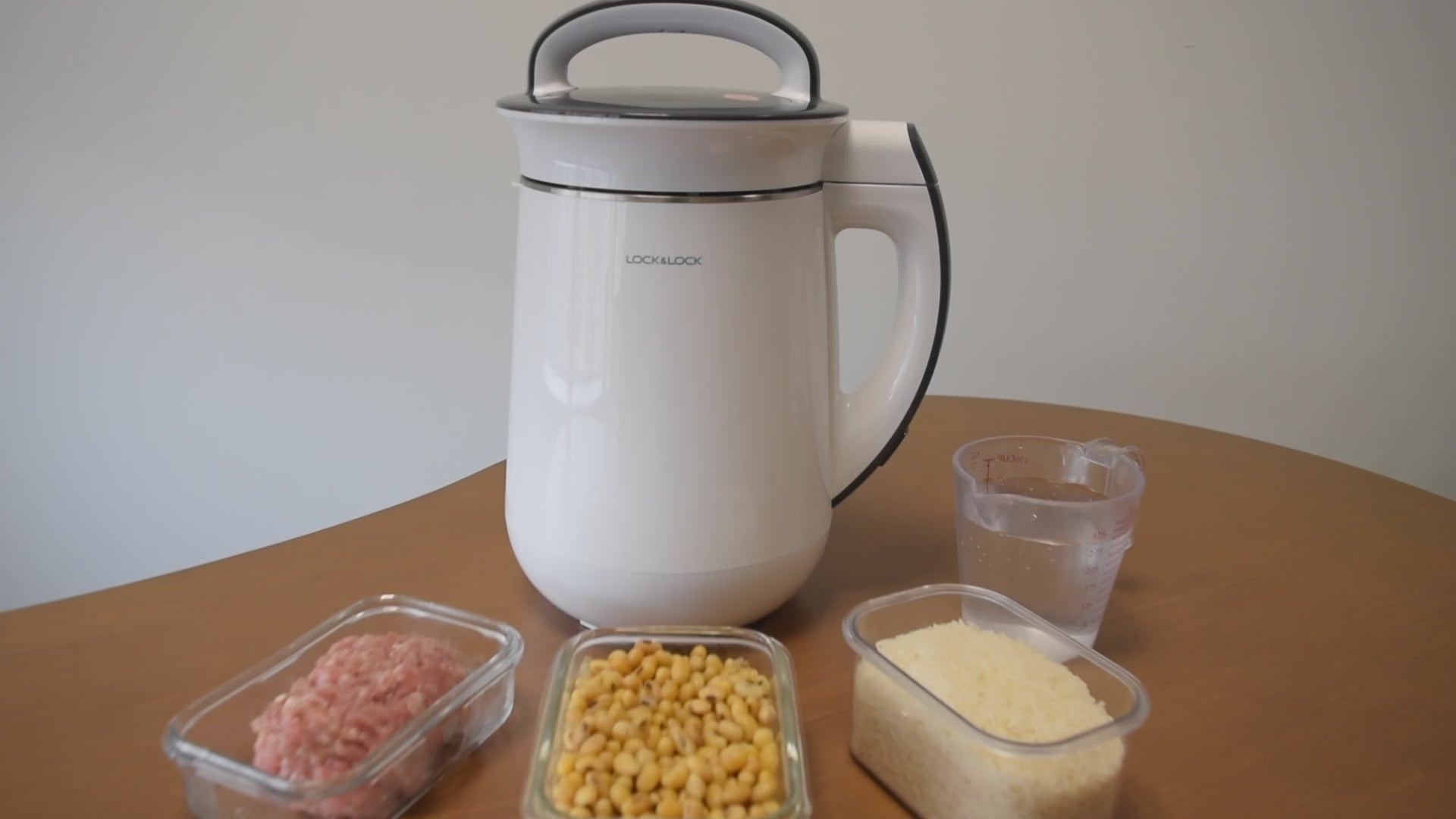 เครื่องทำน้ำเต้าหู้ locknlock video