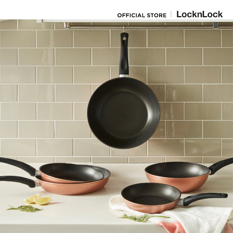 LocknLock Rosy Gold Fry Pan & Wok 20 cm. - CAF2004