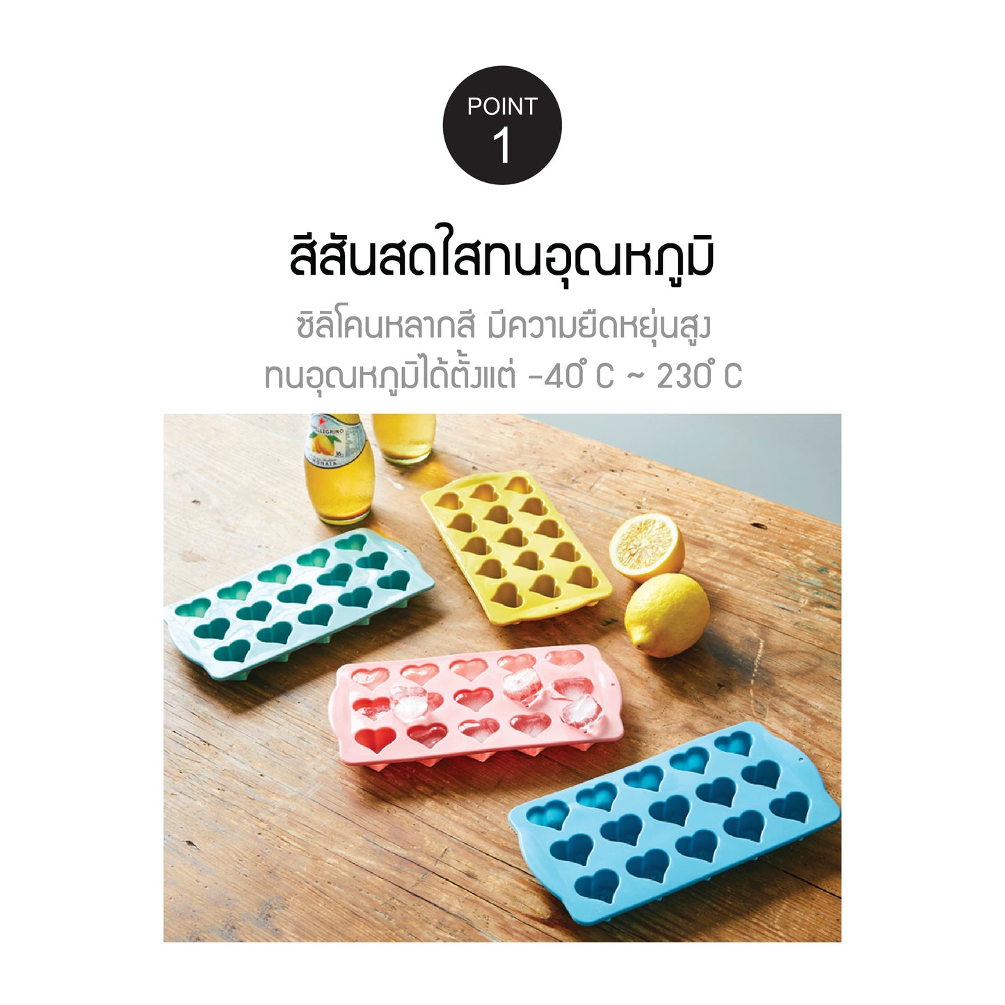 LocknLock Ice Tray & Chocolate Mold - CKT222
