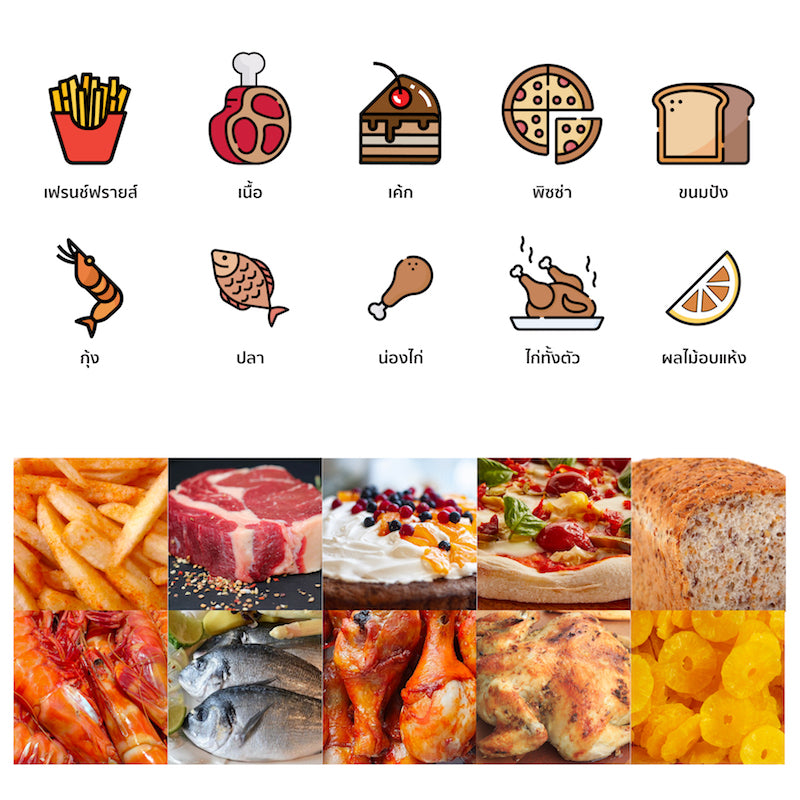 หม้ออบลมร้อน LocknLock Air Fryer Oven 10